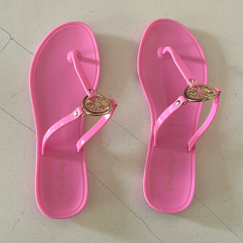 NWOT Lily Pulitzer pink sandals